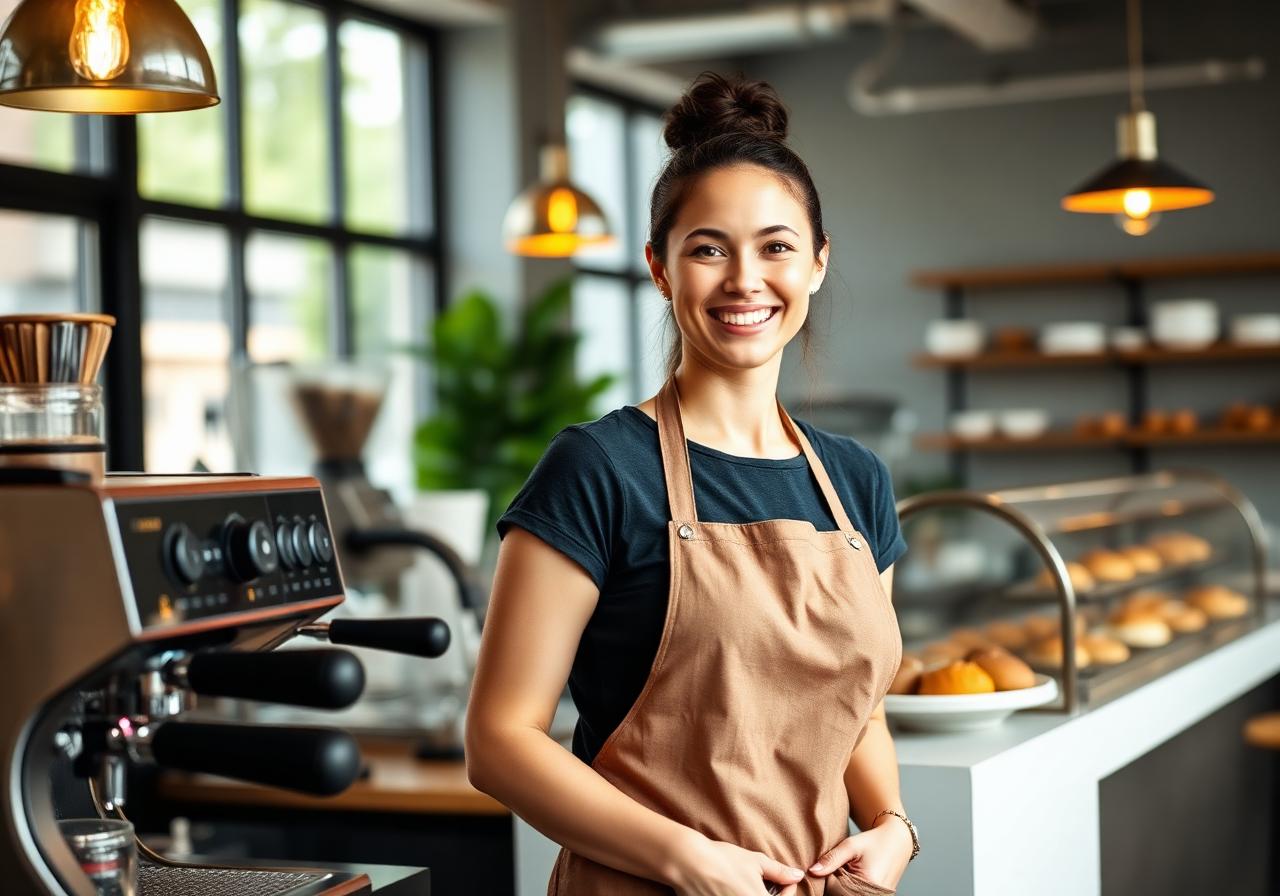 Small business owner in their shop
